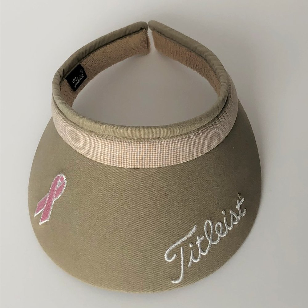 Women’s/Ladies Titleist Clip Sun Visor TAN